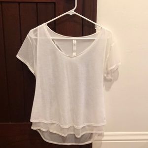 Lululemon white shirt